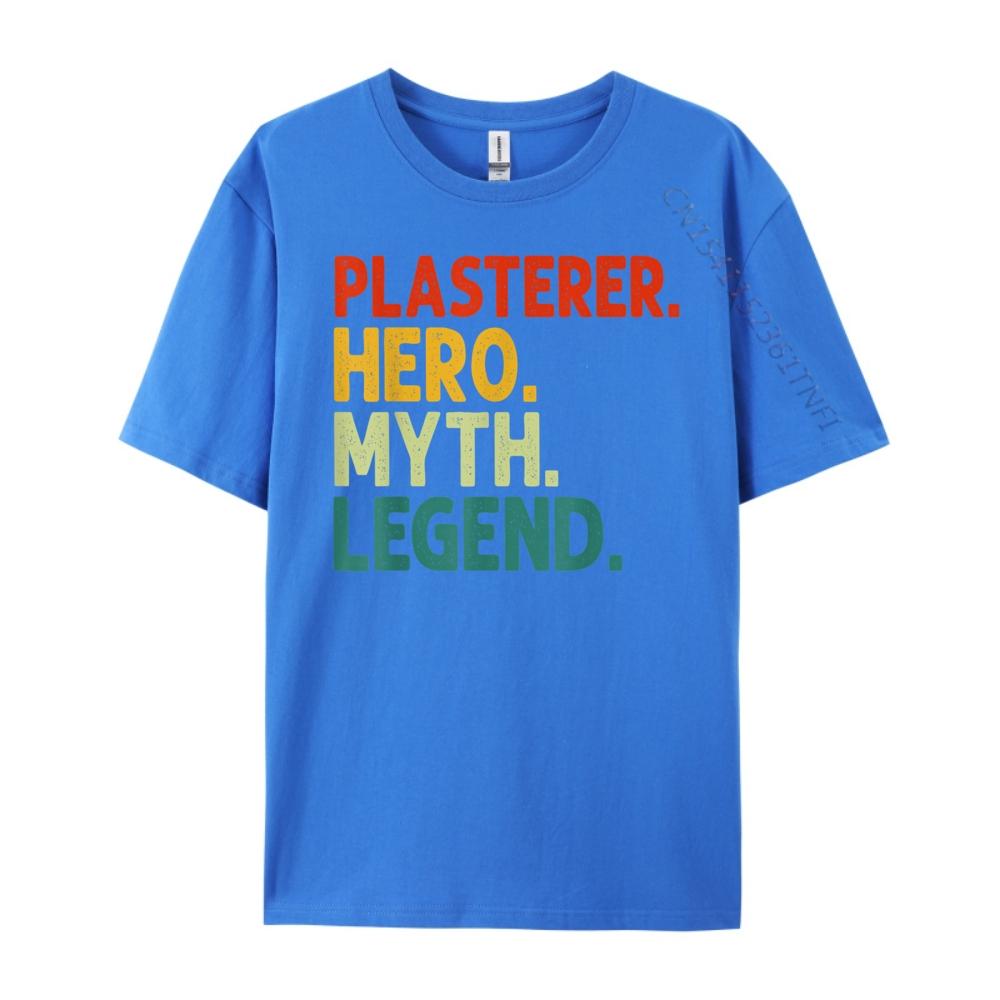 Funny Plasterer Wholesale Tshirts 100 Pcs Vintage Street Mens Clothing High Quality Men's T-Shirt T Shirt for Men Classic