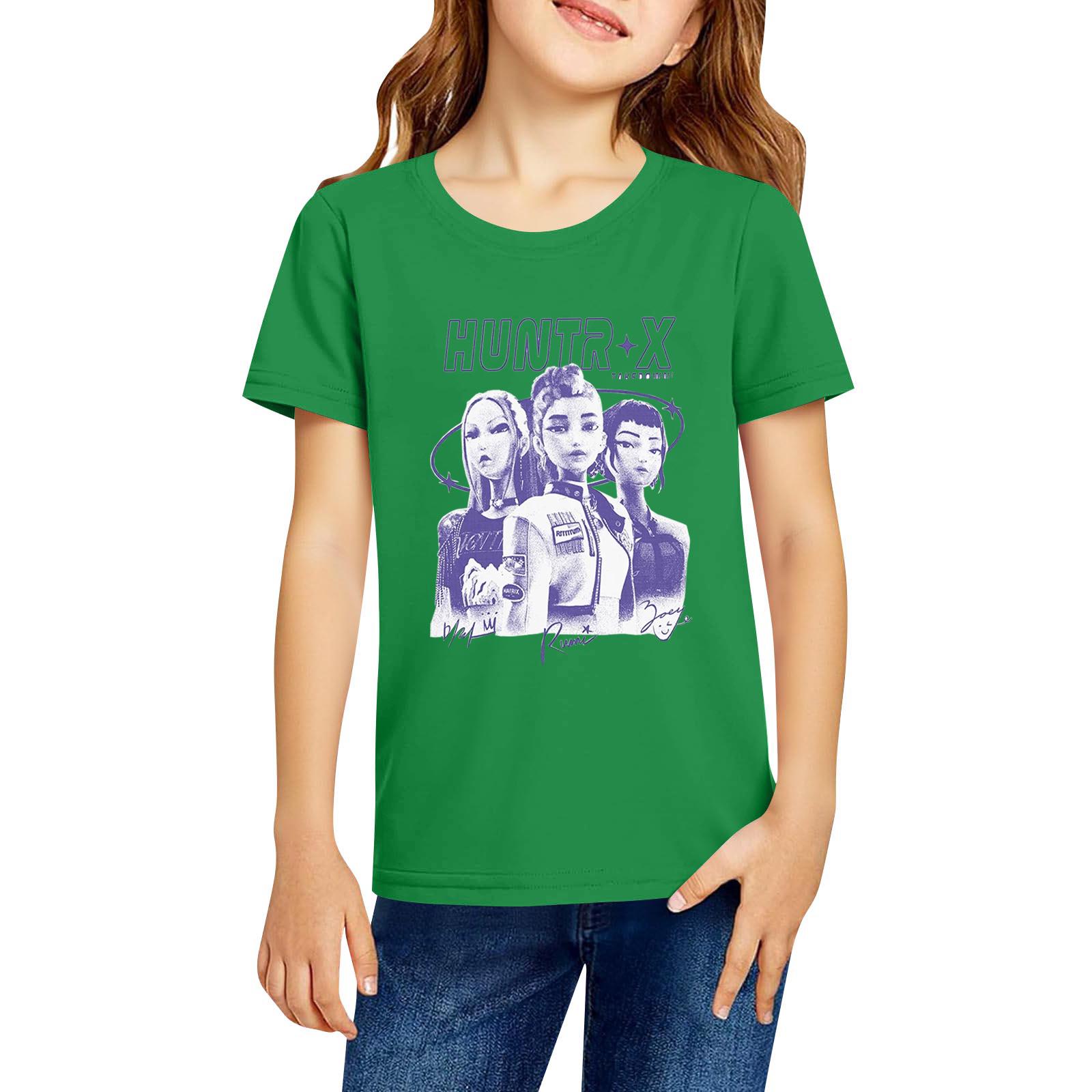 

Модная рабочая одежда с короткими рукавами и круглым вырезом, топы с принтом для детских летних топов 150