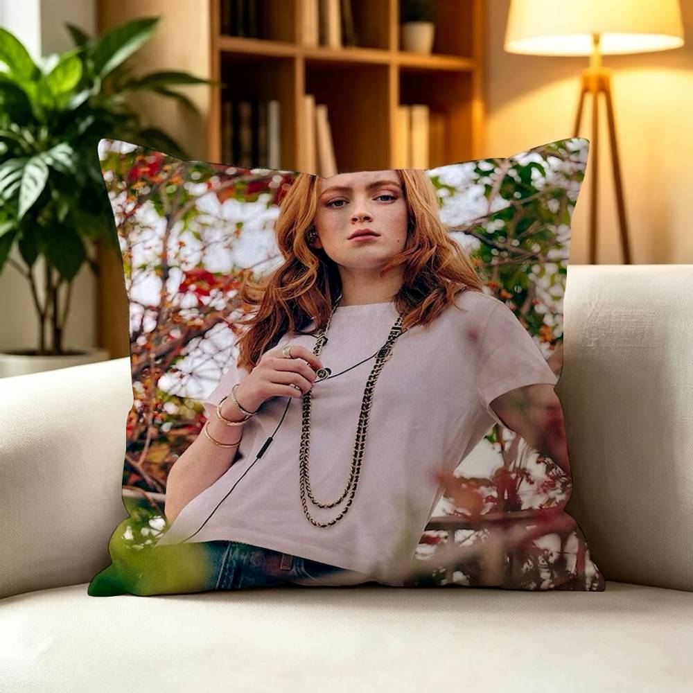 S-Sadie Max S-Sink Square Double-Sided Printed Pillow Case Sofa Cushion Cover Bedroom Bedside Decor
