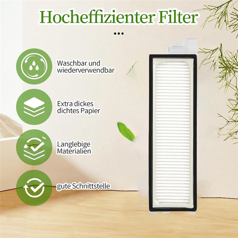 A65T-For Roborock S8 Maxv Ultra Robot Vacuum Spare Accessories HEPA Filters Replacement Parts