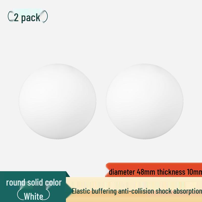 Silicone Door Handle Anti-Collision Buffer Pad for Wall and Glass Protection