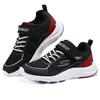 Skechers Comfortable Versatile Trendy Outdoor Low-Top Running Shoes Kids sneakers Black Red 405274L-BKRD