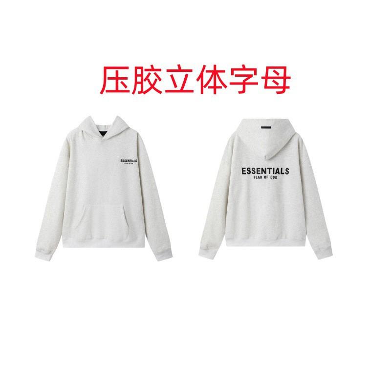 Męska Oversize Bluza z Kapturem z Nadrukiem Litery Flockowane Codzienna Streetwear 2025 Bawełniany Pulower