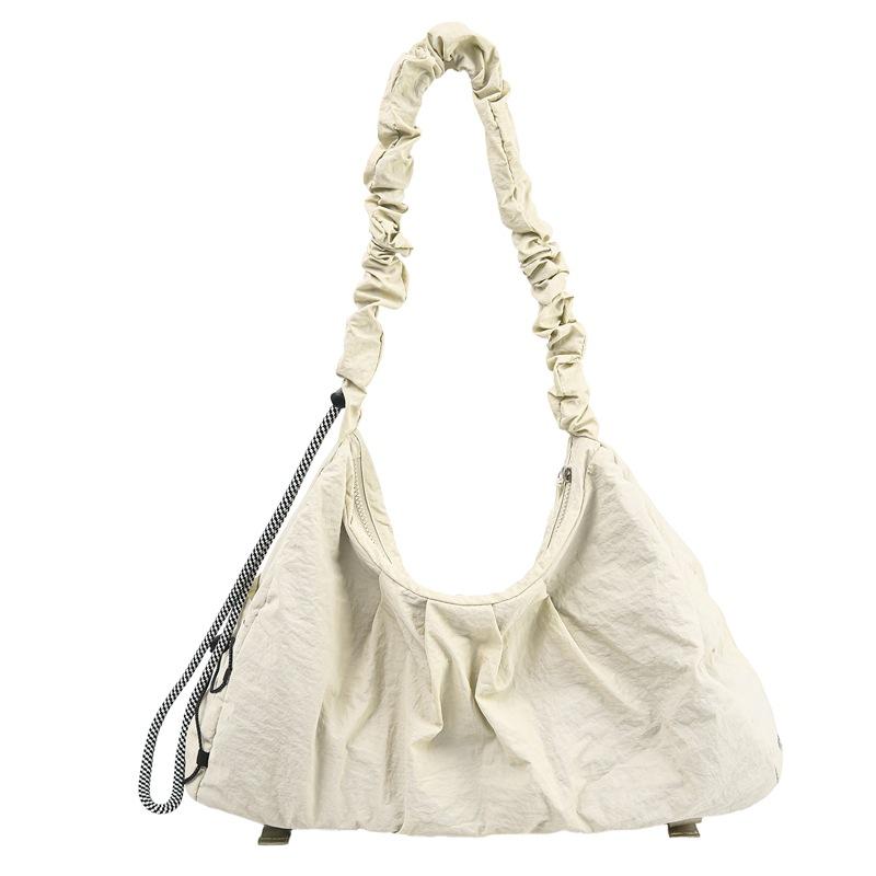 

Folded yoga bag outdoor new shoulder sports bag short-distance light breathable travel bag Japanese fitness bag белый