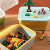 Building Block Storage Box Folding Toy Holder Large Capacity Plastic Jigsaw Puzzle Storage Container Kidroom Kid Toy Organizer
