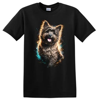 Dog Lover T Shirt Cute Dog Breed Graphic Design Colorful Art Tee
