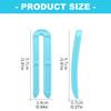 Slip proof Hair Styling Clips Heat Resistant for Curling Straightening Safe Easy Handling Hair Clamps 12PCS