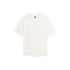 X Jackie Chan Kung Fu Series Asymmetrical Patchwork Loose Short Sleeve T-Shirt Unisex Tops Off-White AHSSA87-2