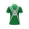 ANEW GOLF Women Back Signature Logo Pique Short T-Shirt_Gn