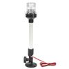 12in LED Fold Down 360 Degree All Round Anchor Navigation Light Stern Pole Lamp with Aluminum Alloy Base for Fishing