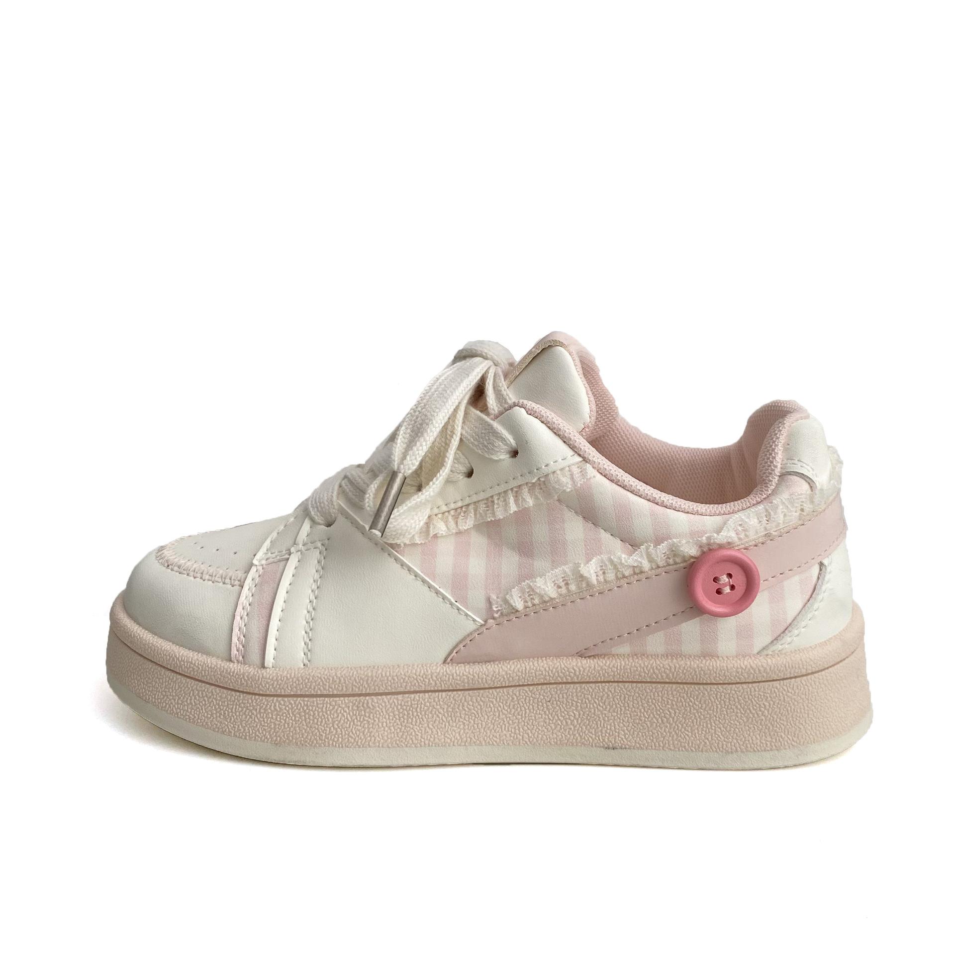 

Весенне-летние низкие кеды в цветовой гамме, корейская версия холщовых женских кед Харадзюку, дышащие, уличный стиль Гонконга, трендовые белые кеды N2307 40 светло-розовый