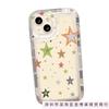 ins color star apple 17 mobile phone case iphone16promax transparent soft rubber 13/12/11 anti-drop XR