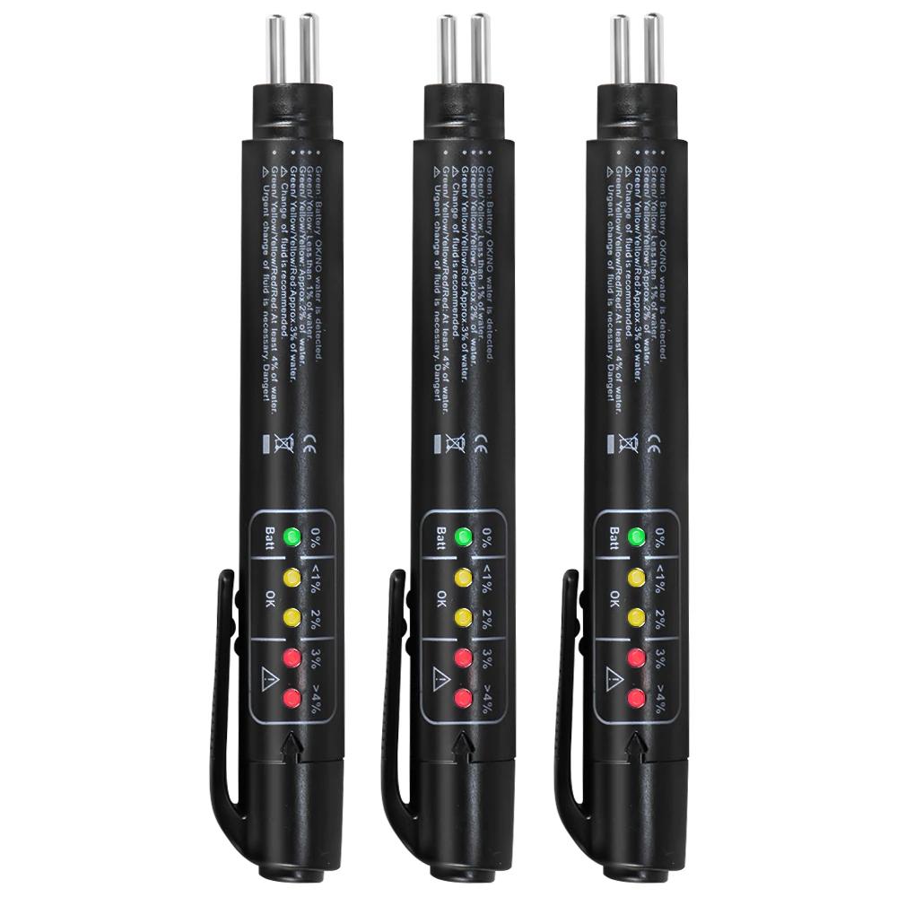 Universal Car Accessories Brake Fluid Tester Diagnostic Tools Accurate Oil Quality 5 Leds Auto Vehicle Brake Fluid Testing Tool