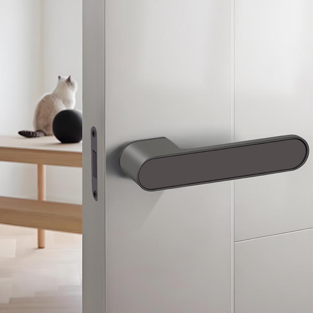 

Европейский магнитный дверной замок Одноручная ручка Скважина Бесшумный дверной замок Цинковый сплав Экологичный дверной замок Для спальни Кабинета