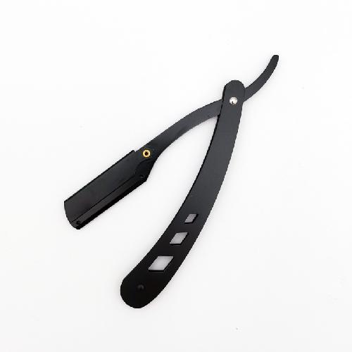 Men Barber Shaving Razors Folding Knife Unisex Hair Removal Tool Eyebrow Knife ( Blades Not Included) Multicolor Makeup Tool