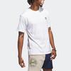 adidas Originals Striped Colorblock Crew Neck Short Sleeve T-Shirt Men's White
