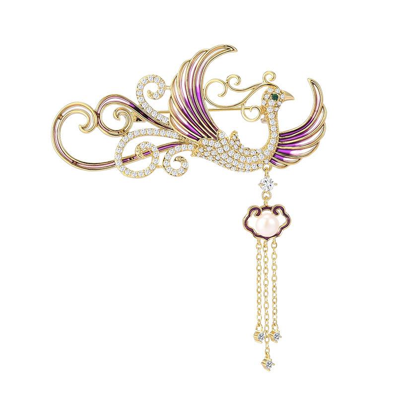 Senior Brooches Flower Leaf Brooch Pins for Women Suit Pendant  Fashion Brooches Jewelry