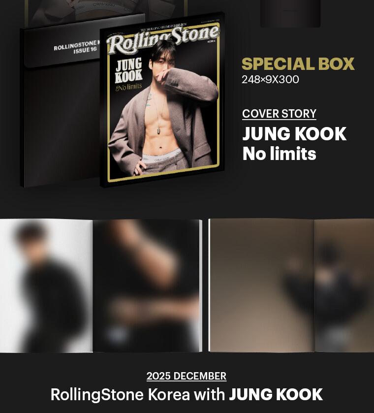 Rolling Stone KOREA NUMĂRUL 16 - COPERTĂ : JUNGKOOK de la BTS