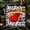 Miami-Heat Basketball Art Blanket Lightweight Flannel Bedding Blanket Perfect for Travel, Camping, Living Rooms, Offices, Sofas, Fan Christmas gift