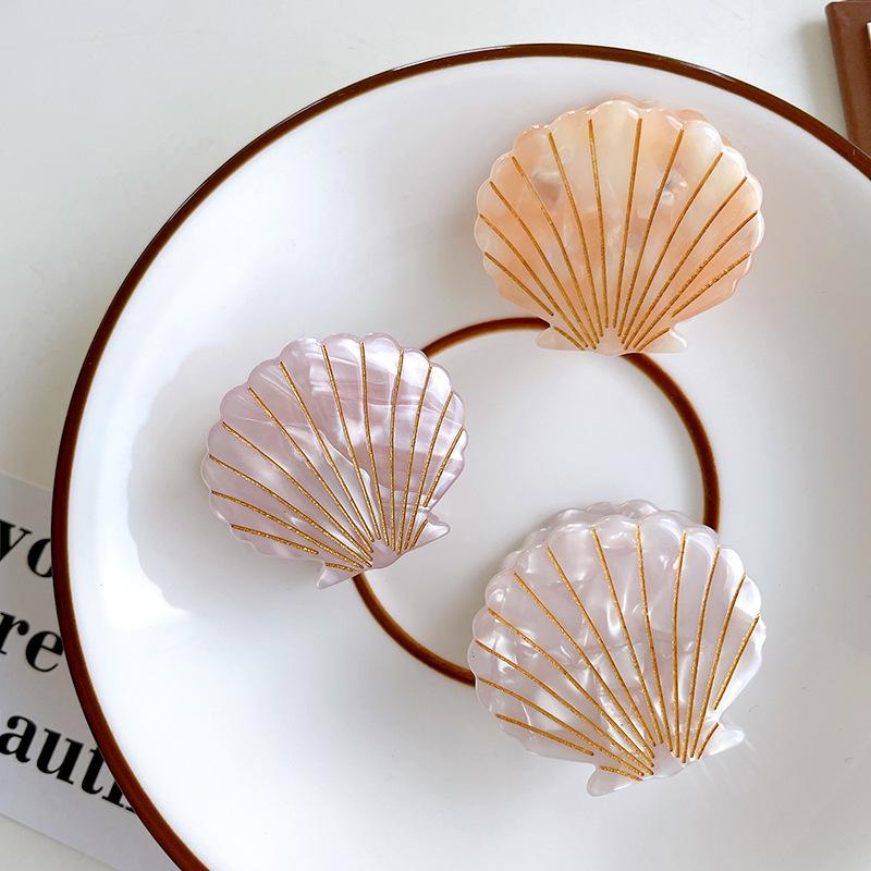 Nan Rui Korean Sweet Girly 4cm Medium Acetate Shell Claw Hair Clip