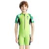 2.5mm Kids Boys Short Sleeve Full Wetsuit Snorkeling Diving Surfing Warm Water Sports