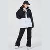 HOTIAN Snowboard and Ski Wear Jacket and 9 7 Sizes Water Cold x Women's Set, Pants, Colors, (XS-3XL), 10,000mm Resistance, Water-Repellent, Weather,
