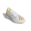 Adidas Predator Edge.3 IN J Al Rihla Pack - White Kids Sneakers Cloud-White Solar-Yellow Power-Blue GV8509