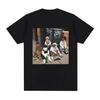 Funny Cat Gang Meme Graphic Print T Shirts   Fashion Vintage Short Sleeve T-shirt High Quality Cotton Summer T-shirts