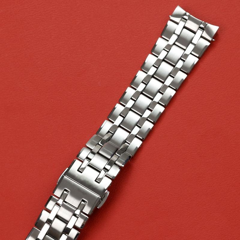 

22MM 20MM для TISSOT CHEMIN DES TOURELLES POWERMATIC серии T139407A T139807A ремешок для часов из нержавеющей стали браслет для T139 22MM серебряный