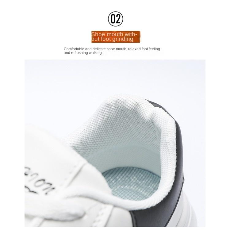 Spring Men's Shoes Breathable Small White Shoes Male Student Trend All Match Thick Sole Sports Casual Board Shoes Fashion Shoes