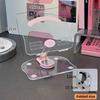 New Transparent Acrylic Tablet Stand, Foldable, Rotatable, Adjustable Height, Multifunctional Desktop Non-slip Tablet Support Stand, Set of 2