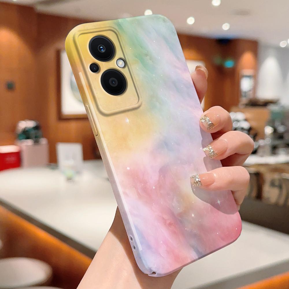Komplexní filmový kryt na telefon s kresleným módním designem, tvrdý plášť s plným krytem, ​​nárazuvzdorný fotoaparát, ochranný kryt pro OPPO Realme OnePlus Infinix Tecno