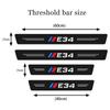 4Pcs Car Door Sill Protection Threshold Anti Scratch Sticker For BMW F10 F20 F30 F31 F48 F01 F02 E30 E34 E36 E39 E46 E60 E87 E90 F1