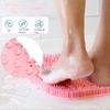 Prostuff.in® Shower Back Massager Scrubber, Shower Foot Massager Scrubber,Non Slip/Suction Cups Silicone Foot Brush Washer Cleaner Massage for Dead