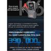 4-IN-1 Emergency Jump Starter 1000A, Car Battery Booster Power Bank with USB Quick Charge & LED Flashlight Auto Kit.