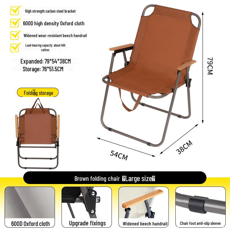 "Kermit Portable Ultralight Folding Camping Chair for Outdoor Beach and Picnic"