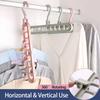 3pcs Multifunctional Hangers Heavy Duty Space Saving 9 Holes Clothes Organizer Wardrobe Hangers Save Wardrobe Space YG002