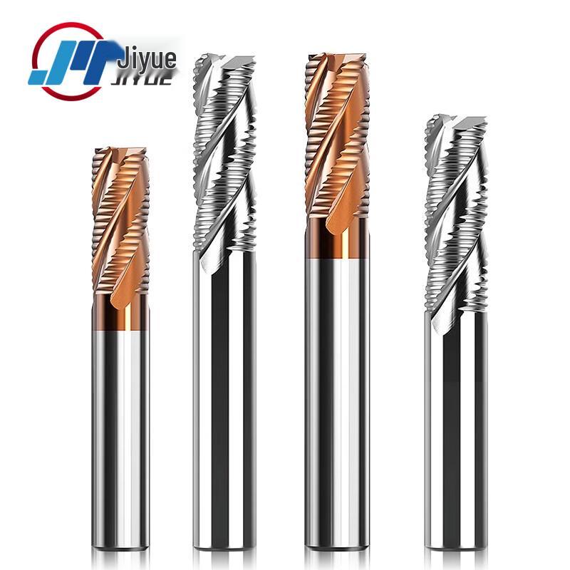 Jiyue 60-Degree Wave Flute Roughing End Mills