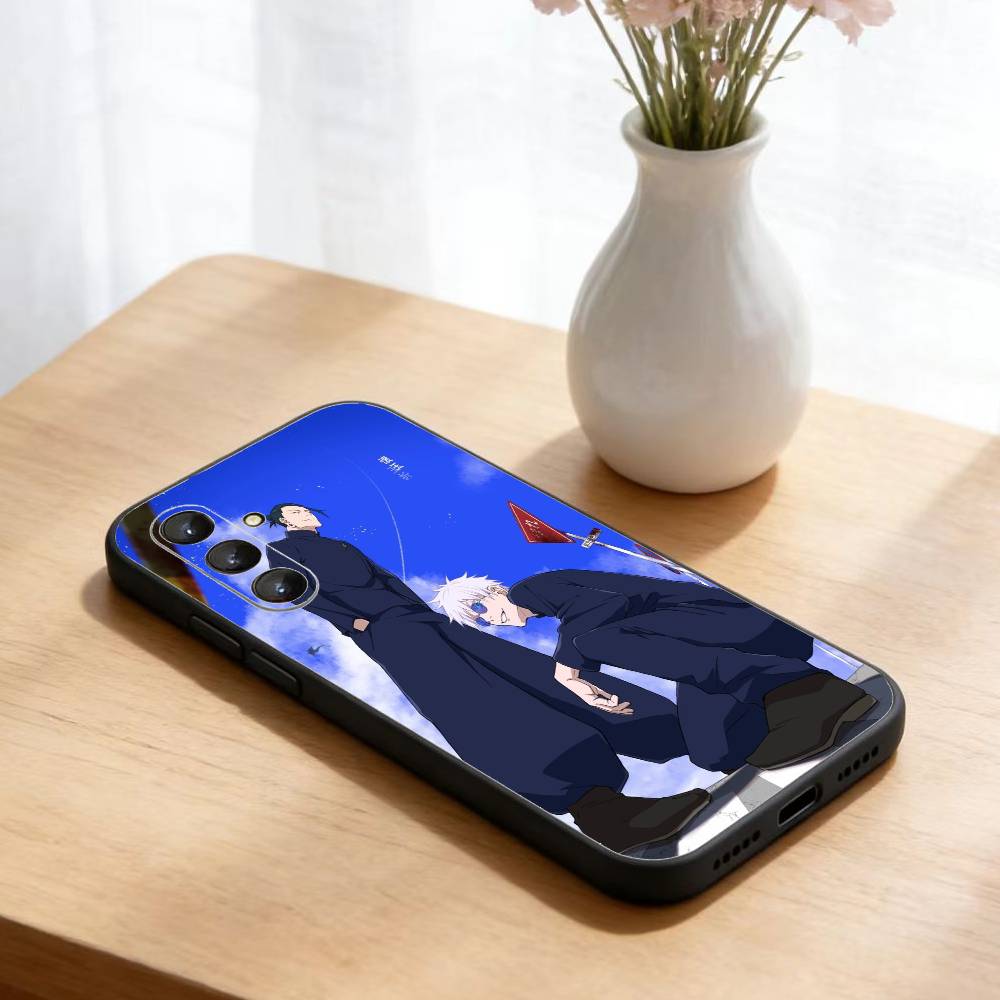 S-Satoru Gojo S-Suguru Geto Handyhülle Für Samsung Galaxy A73,21,22,32,71,53,52,51,80,5G Weiche Schwarze Hülle
