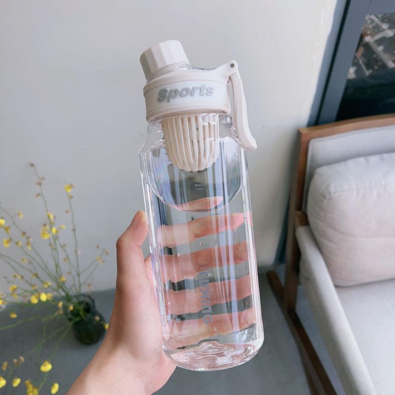 Large Capacity Sports Water Bottle with Tea Strainer - Ideal for Men, Women, Students, and Outdoor Fitness