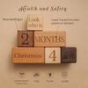 1 Pièce Bébé Blocs en Bois pour Jalons 0-12 Mois Nouveau-né Accessoires de Photographie de Naissance Bébé Croissance Commémorer Accessoires Blocs
