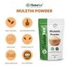 NeutraVed Mulethi Powder 400g | Natural Licorice Root for Eating, Throat Comfort, Skin & Hair Care | 100% Natural Grade Licorice - 400g