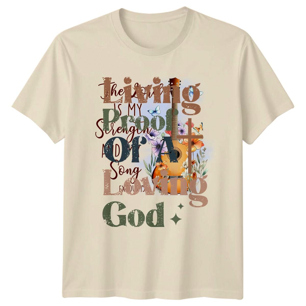 Living Proof Of A Loving T-Shirt Boho Christian Religious Religious Gift S