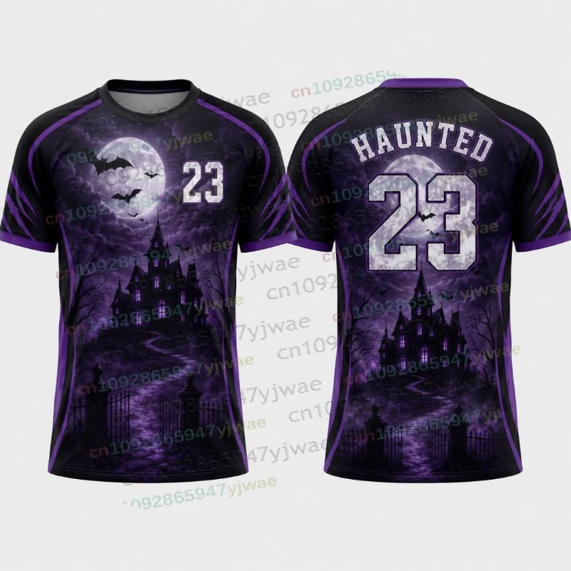 2026 Halloween Tee Clothing Autumn Short Sleeve T-shirt Pumpkin Bat 3D Print TShirt Harajuku Tshirt Halloween Women Men Tshirt