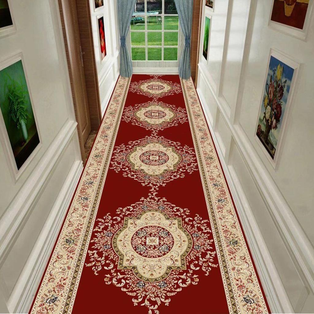 WTEMPO Long Carpet Corridor Stairway Hotel Kitchen Carpe Door Mat Foot Mat Door Mat Entrance Mat