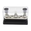 3 Post Power Distribution Block Bus Bar with Cover,300A Rating, Marine Bus Bar, Automobile, and Solar Wiring
