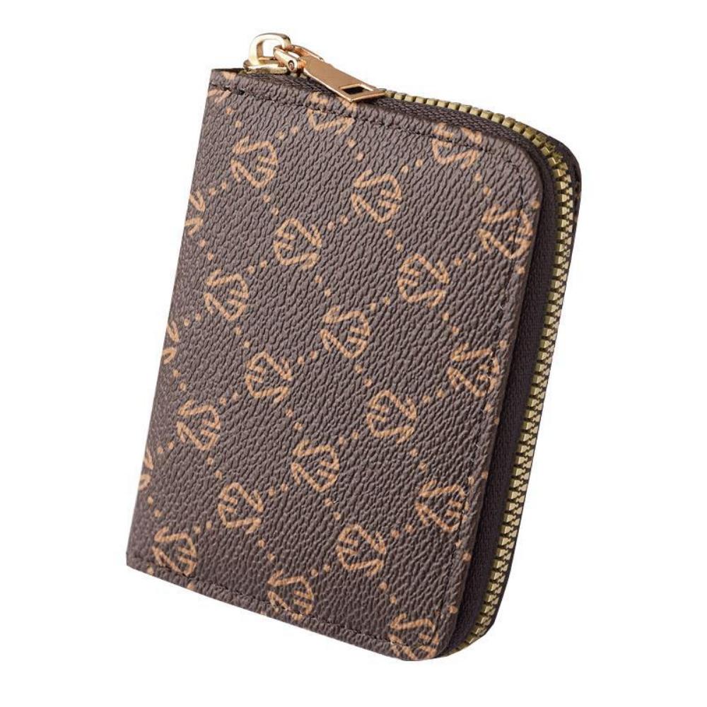 European and American style card bag for women, multi-slot, exquisite, high-end, compact ID bag, large-capacity driver's license