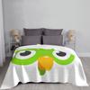 Duolingo Owl Duo Blanket Soft Warm Flannel Throw Blanket Bedding for Bed Living Room Picnic Travel Home Sofa