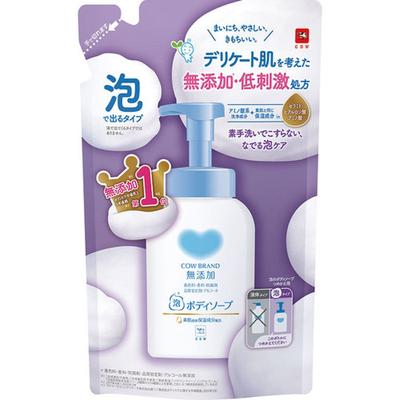 Cow Brand Additive Free Foam Body Soap  Refill  450ml