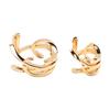Saint Laurent Elegant Metal Stud Earrings Women earrings Gold 689898Y1500-8030